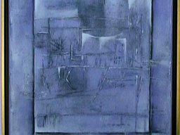 Blau und grau